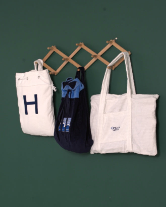 Terry towel bag for pool or beach